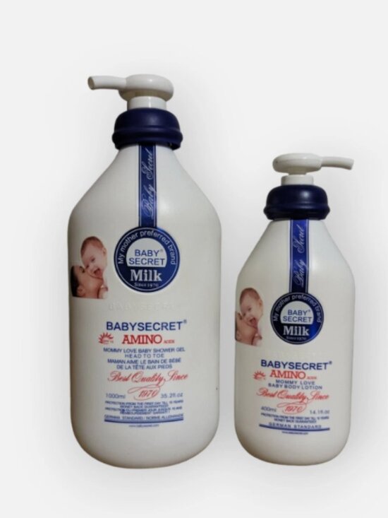 Other - Baby Secret Milk Amino Acids Shower Gel 1000ml & Baby Milk 400ml